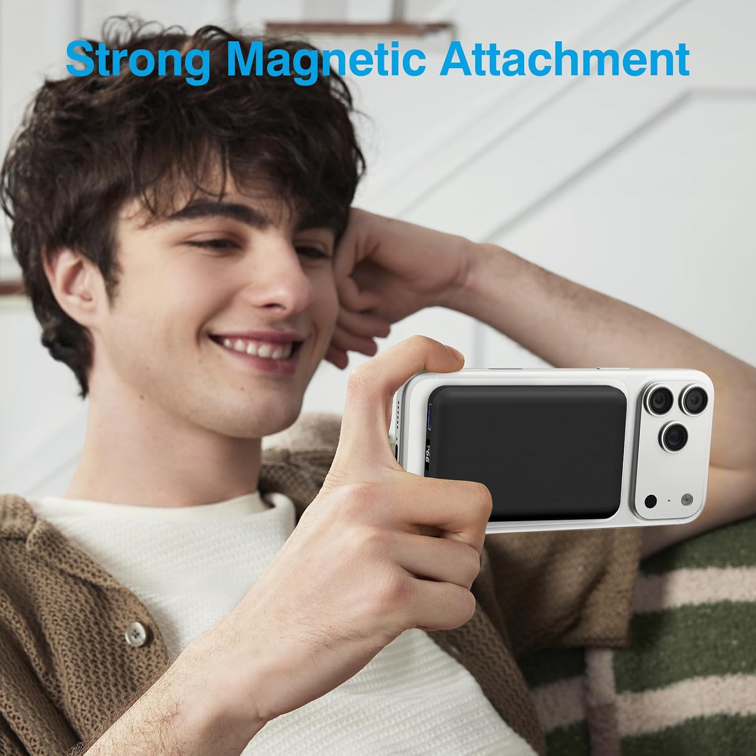 Thumbnail 6 de AOGUERBE Wireless Powerbank für iPhone – 10000 mAh, magnetisch, 22,5 W Schnellladung