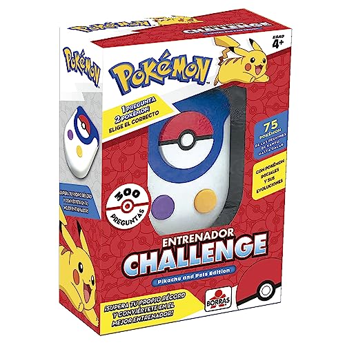 Thumbnail 3 de BORRAS Pokémon Entrenador Challenge – Juego electrónico infantil de adivinanza y estrategia (19828)