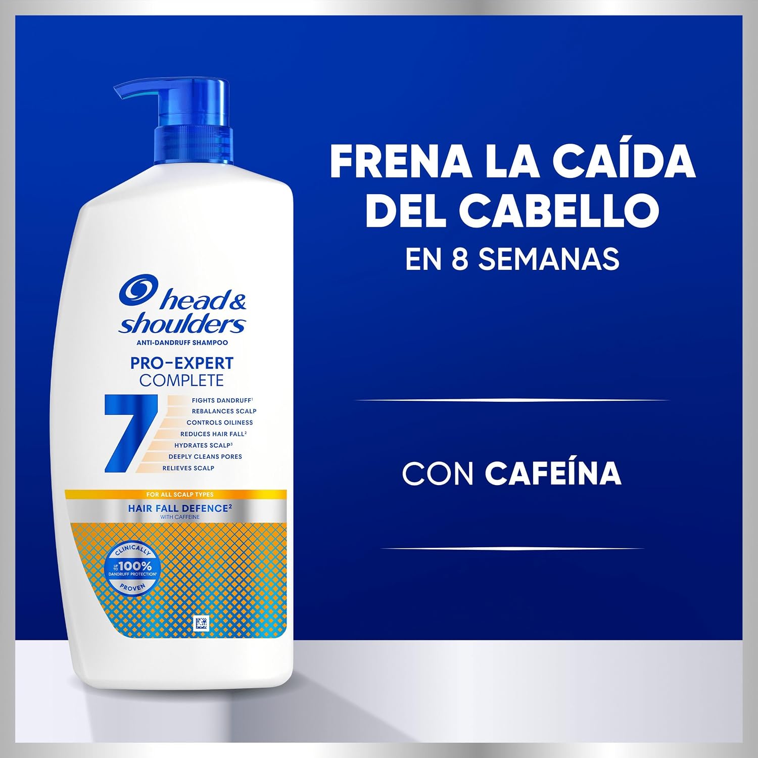 Detalle 2 de H&S Pro-Expert 7 Champú anticaspa 800 ml