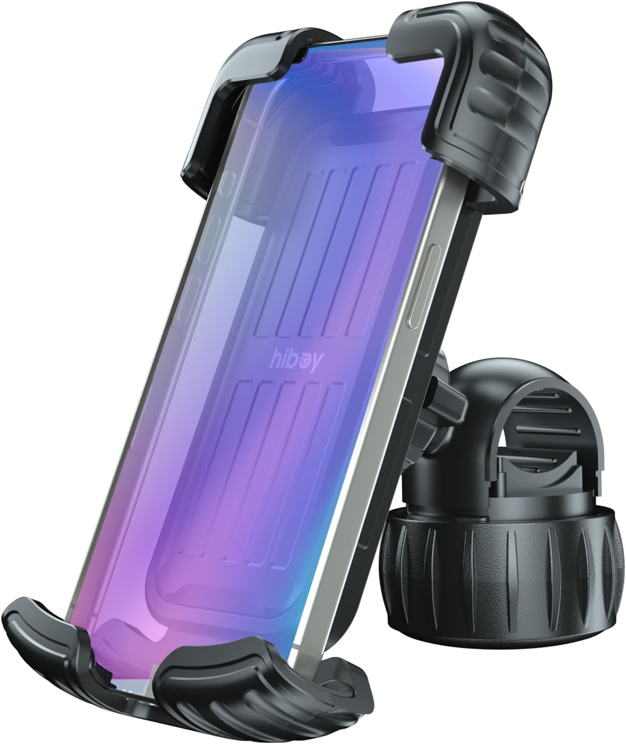 Detalle 2 de Hiboy Bike Phone Holder 360° Rotating Mount for 5.1"–6.8" Phones