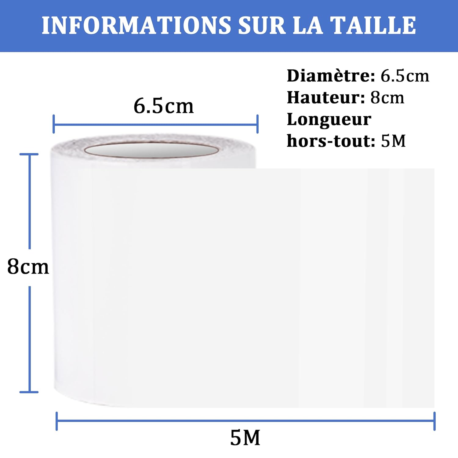 Thumbnail 3 de Ruban de réparation pour bâches en tissu en polyuréthane (patchs), 5 m x 8 cm