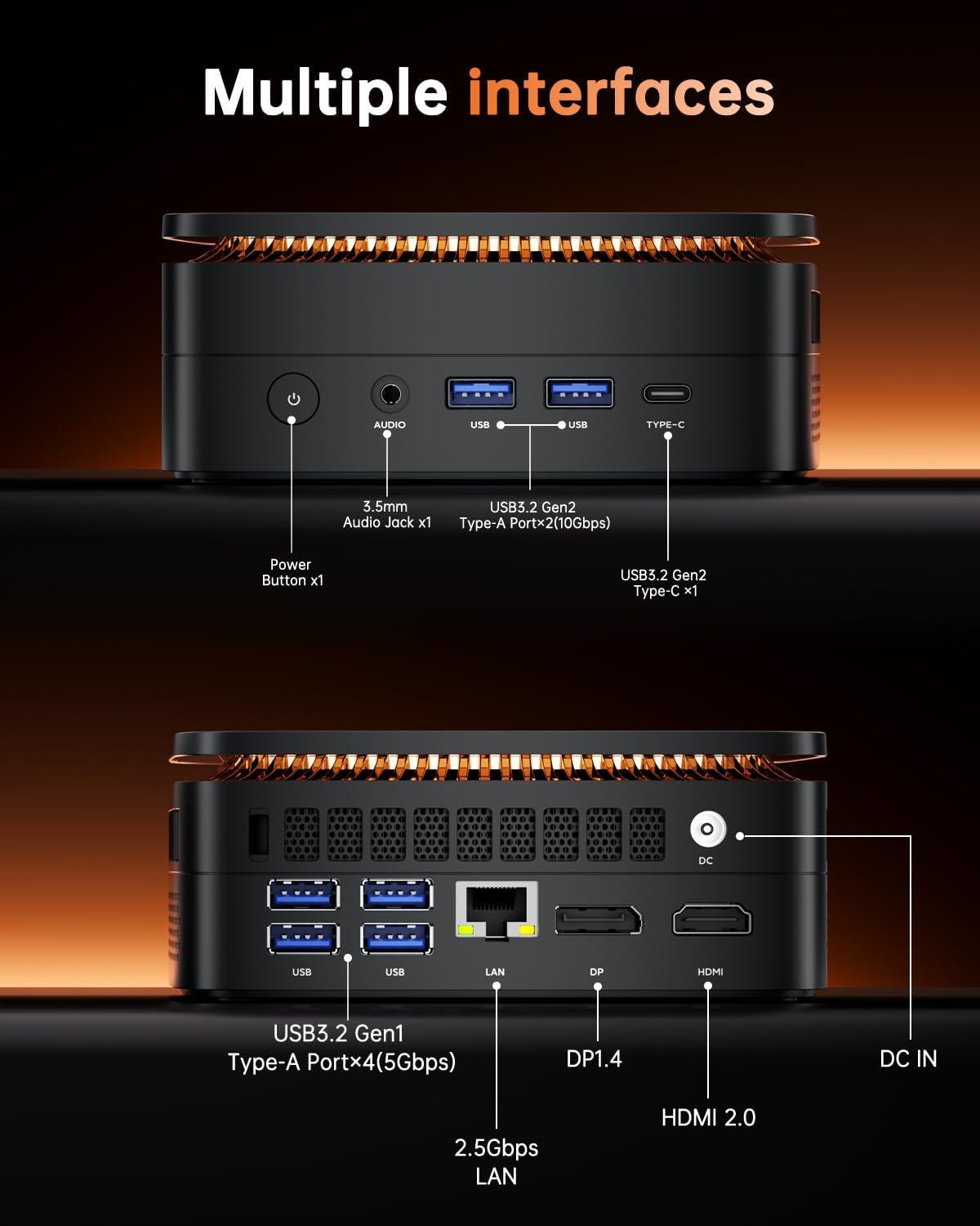 Thumbnail 6 de KAMRUI Hyper H1 Ryzen 7 32GB Mini PC