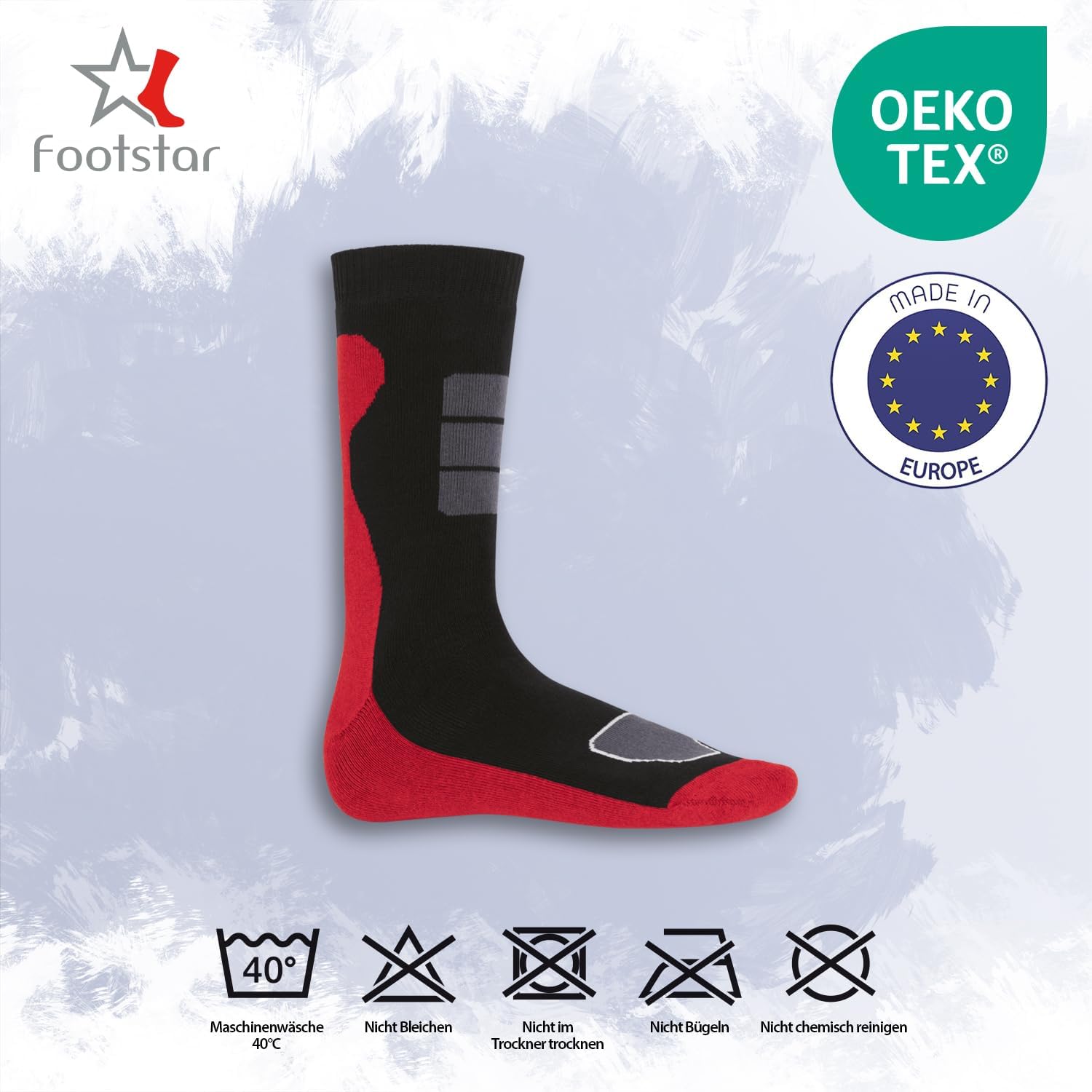 Detalle de Footstar warme wintersokken van badstof, 6 paar met thermisch effect