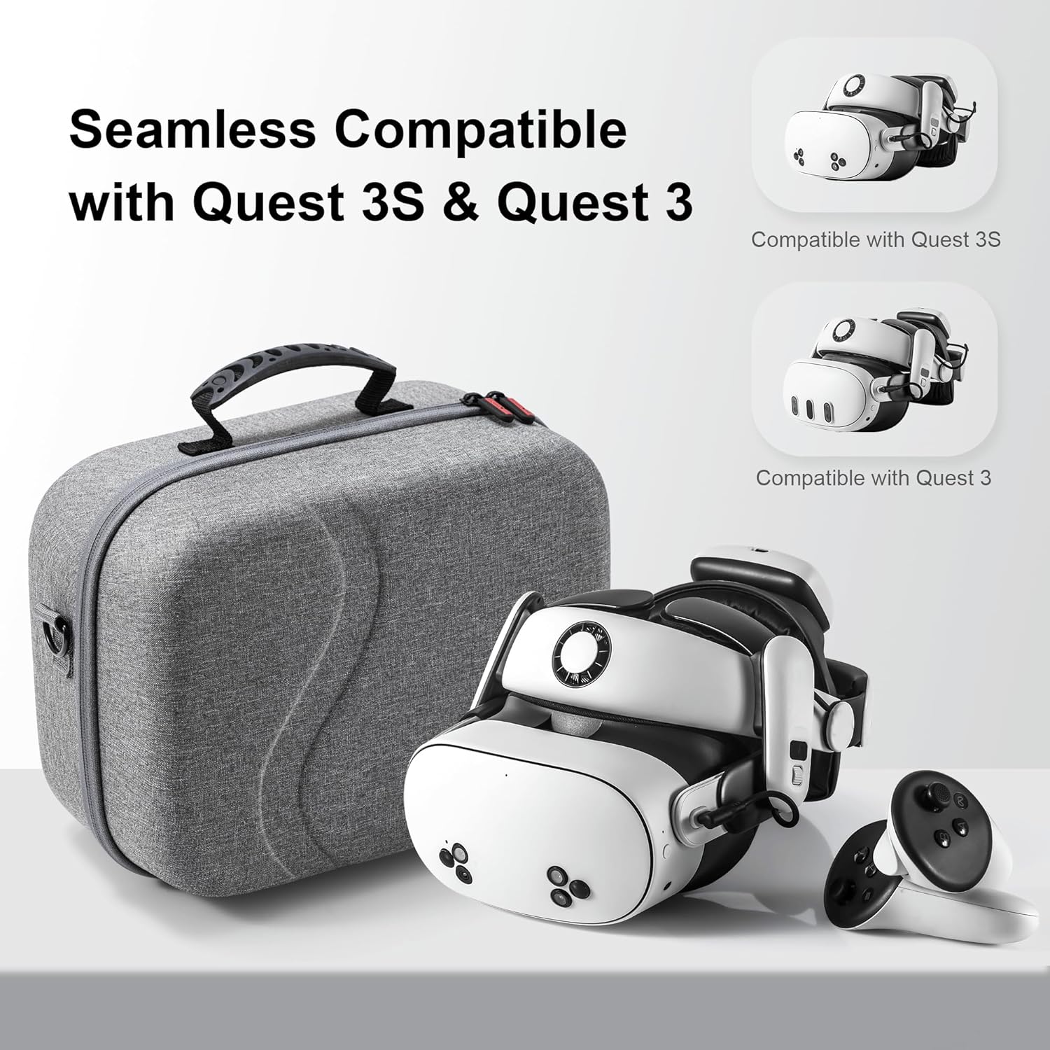 Thumbnail 3 de DEVASO Large Carrying Case for Meta Quest 3S Accessories