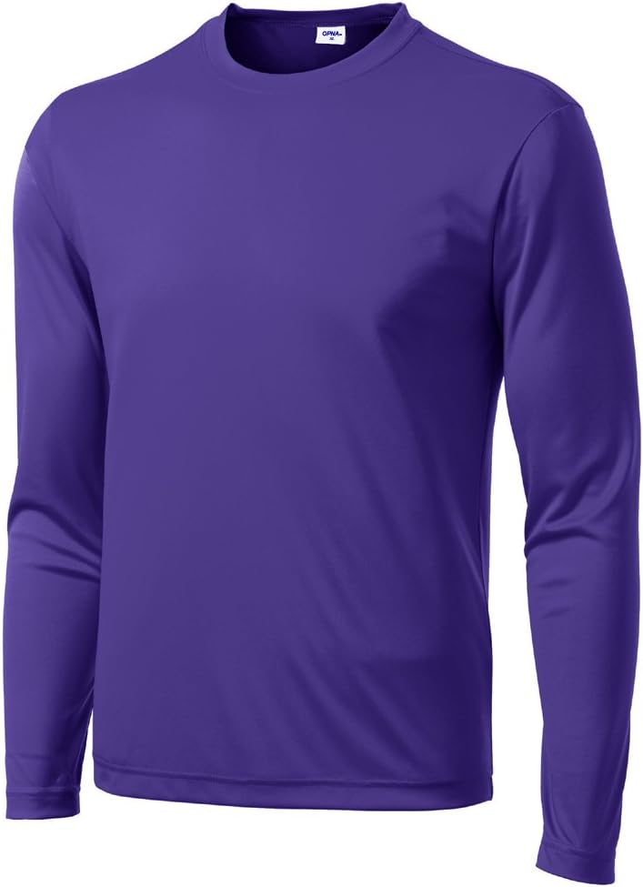 Detalle de Men's Long Sleeve Moisture Wicking Shirt for Workout