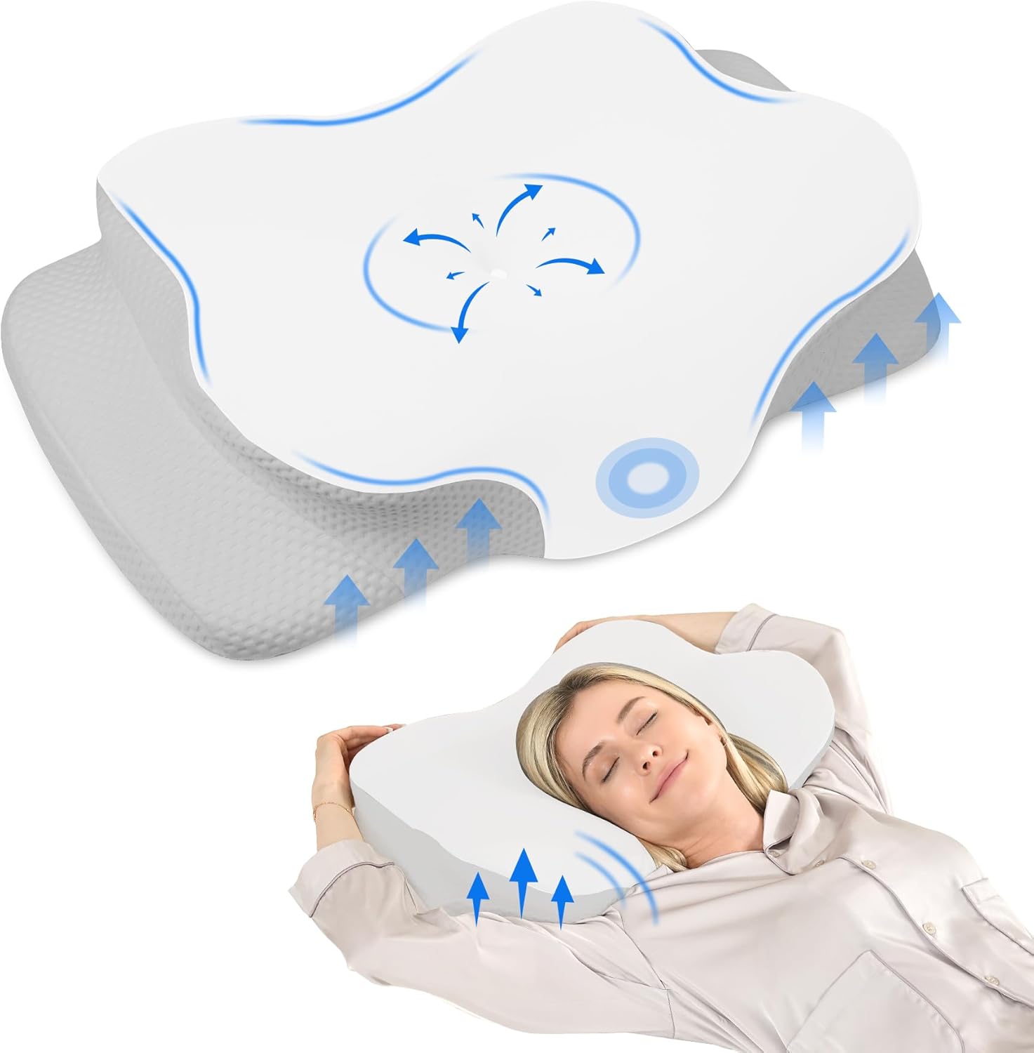 Detalle de MULISOFT 104 Pillowcase – Replacement Covers for Compatible MULISOFT 104 Pillows