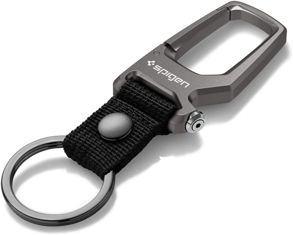Spigen Mosquetón Llavero Gris Abrebotellas