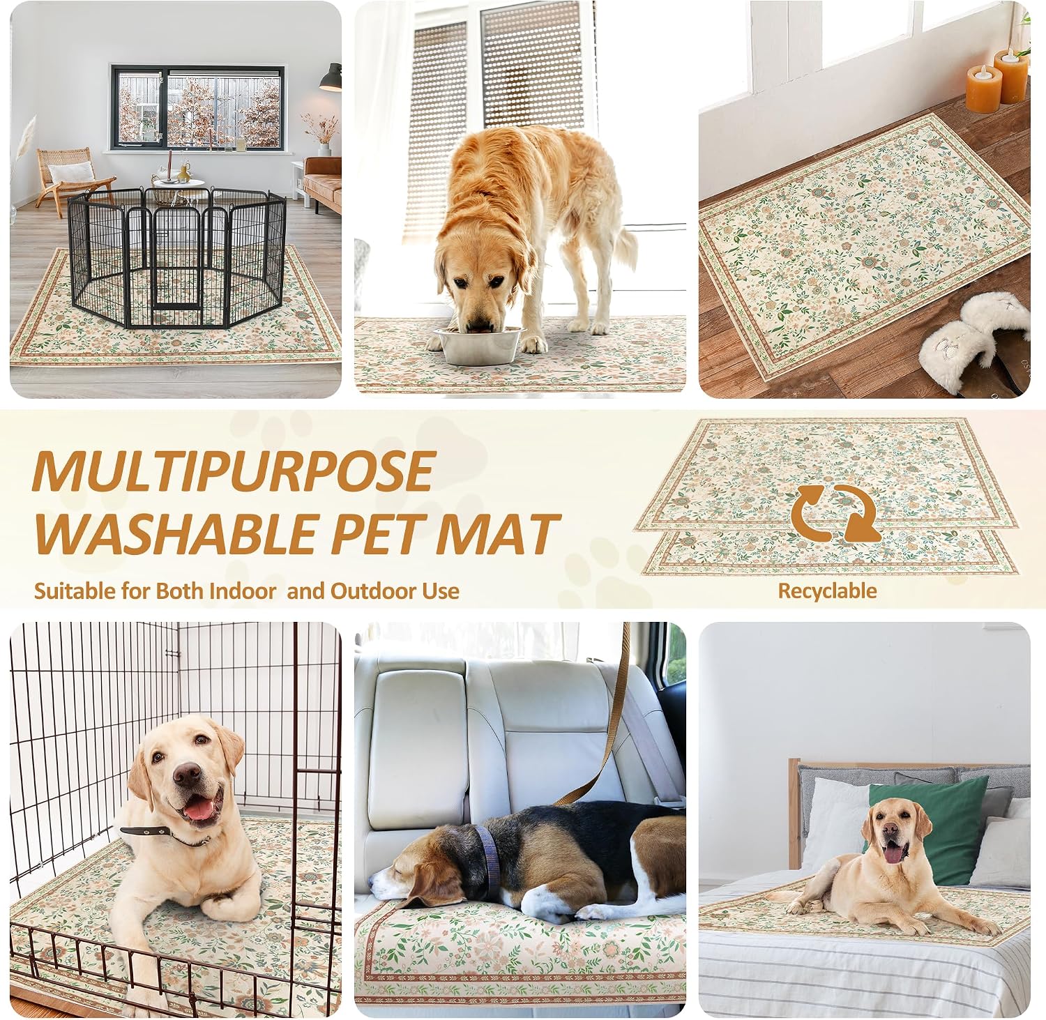 Thumbnail 5 de Baodan Washable Puppy Pads 60x90 cm