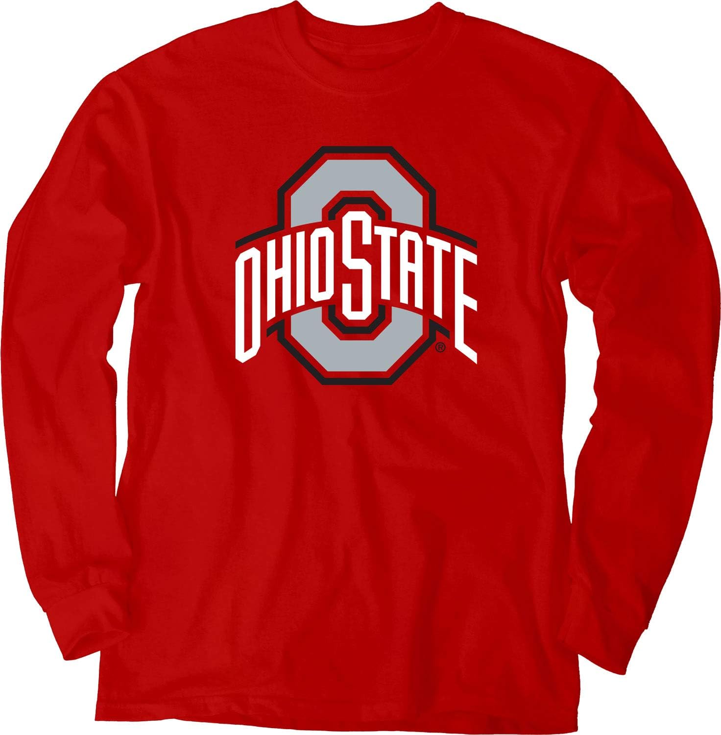 Thumbnail 1 de Blue 84 Men’s Ohio State Buckeyes Long Sleeve T-Shirt (Team Color Icon) — Ohio State Red, X-Large