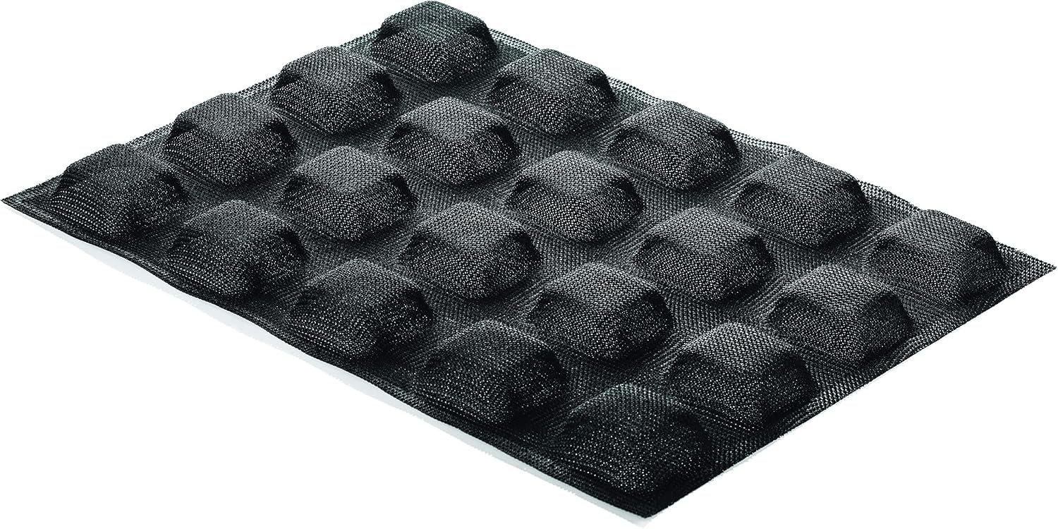 Detalle de Silikomart AIR PLUS 17 N.20 SQUARE – mikroperforowana forma silikonowa 50 × 50 × 20 mm