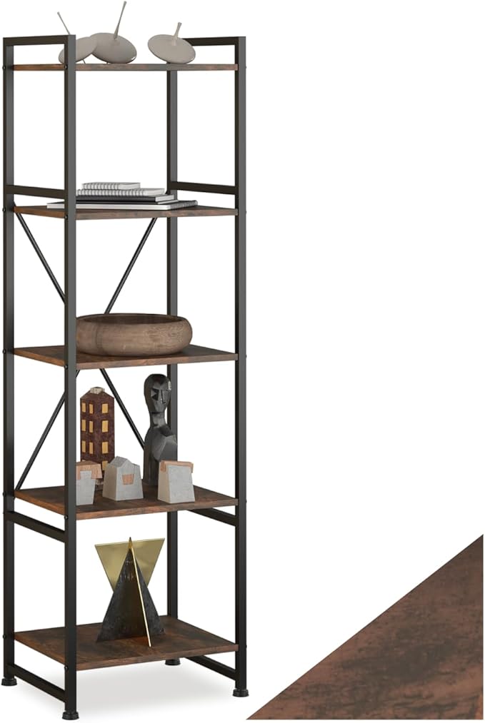 Detalle de TecTake® Estantería Manchester 5 Niveles 🏠 Diseño Industrial
