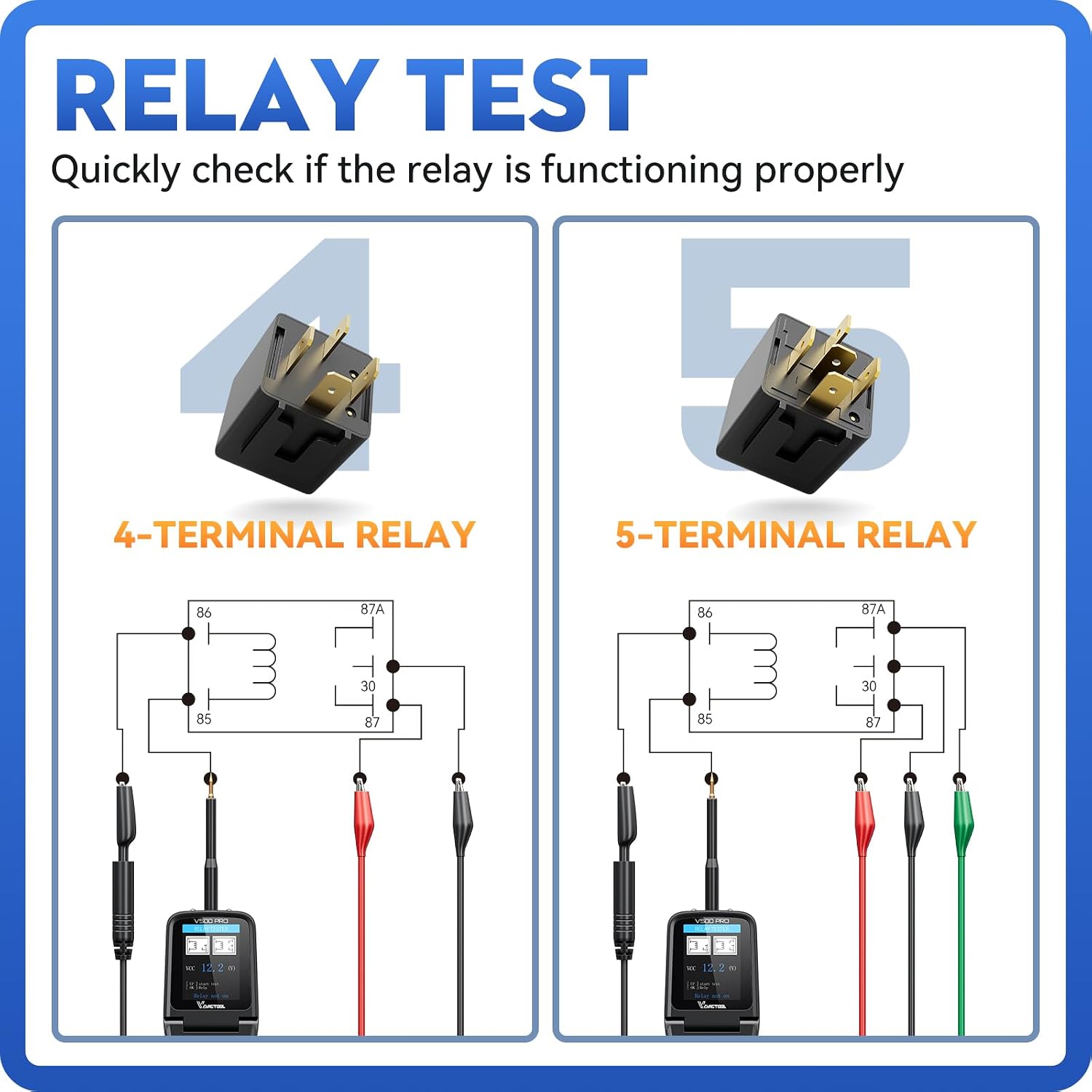 Thumbnail 6 de VDIAGTOOL V500 Pro VDT-V500-PRO Automotive Circuit Tester with Oscilloscope