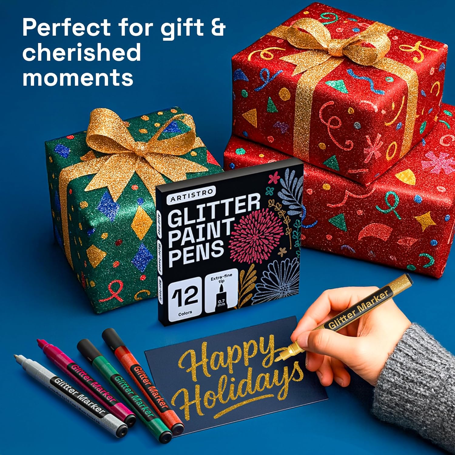 Thumbnail 5 de ARTISTRO 12 Glitter Paint Pens 🎨