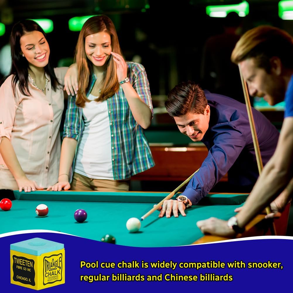 Detalle 2 de flintronic Snooker Chalk 12 pcs — pool cue chalk 🎱