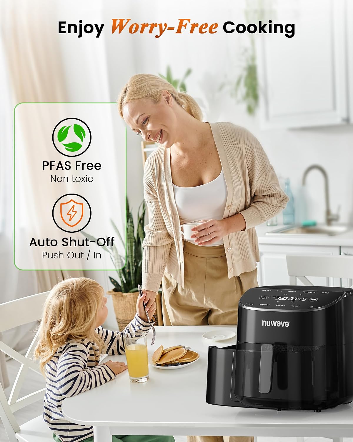 Thumbnail 4 de Nuwave Brio Plus Air Fryer 8 Qt