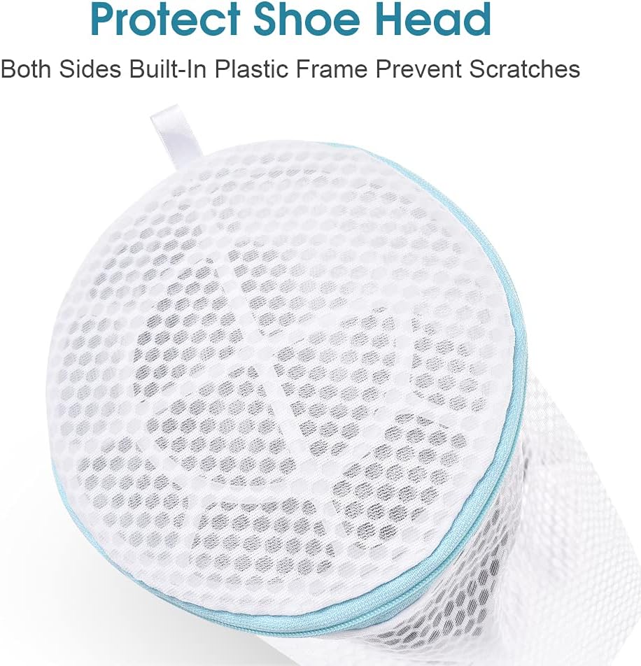 Thumbnail 5 de OTraki 2 Pack Shoe Washing Machine Bag with Zips for Trainers, Football Boots, Socks & More