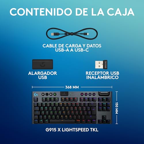 Thumbnail 8 de G915 X Lightspeed Teclado Gaming Inalámbrico TKL 🎮