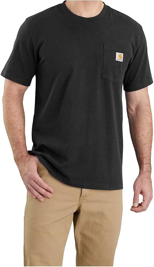 Detalle de Carhartt K87 Camiseta work utility negra M