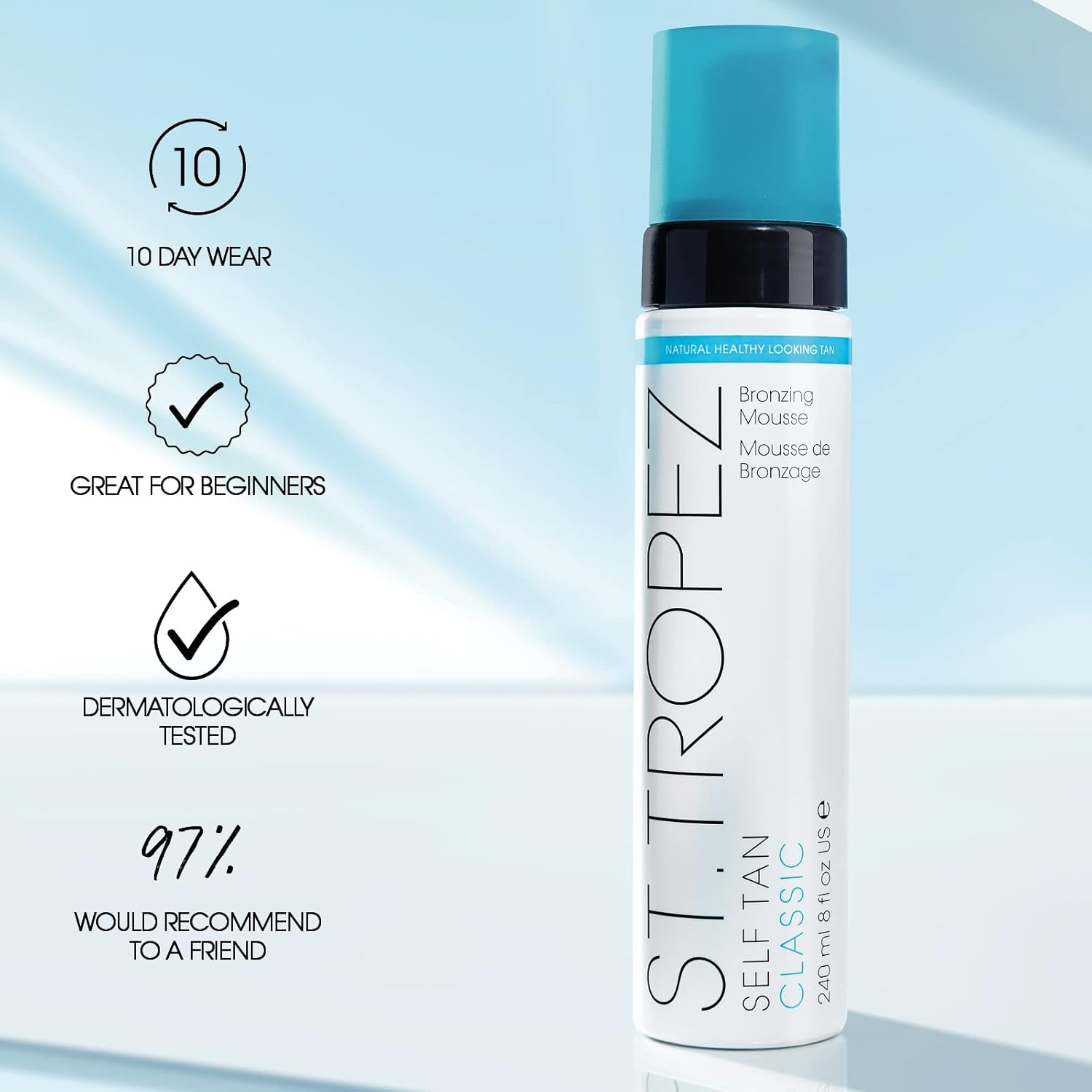 Thumbnail 6 de St.Tropez Self Tan Classic Starter Kit (Fake Tan Mousse 50ml + Applicator Mitt) – Vegan, cruelty free
