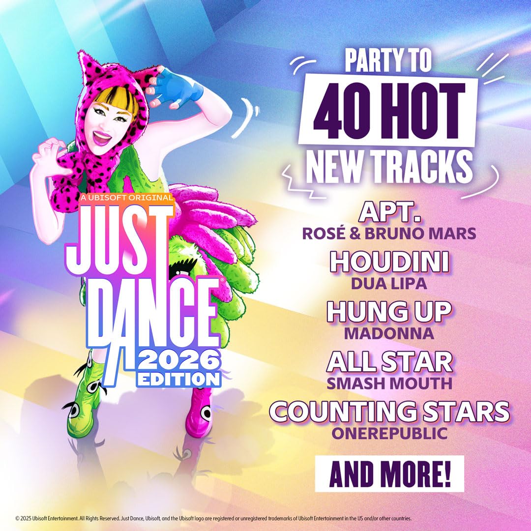 Detalle 2 de Just Dance 2026 Limited Edition, 40 Songs