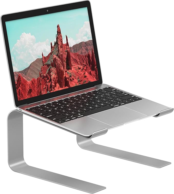 BONTEC Soporte Portátil para Portátiles 10-17" 🖥️ Plata