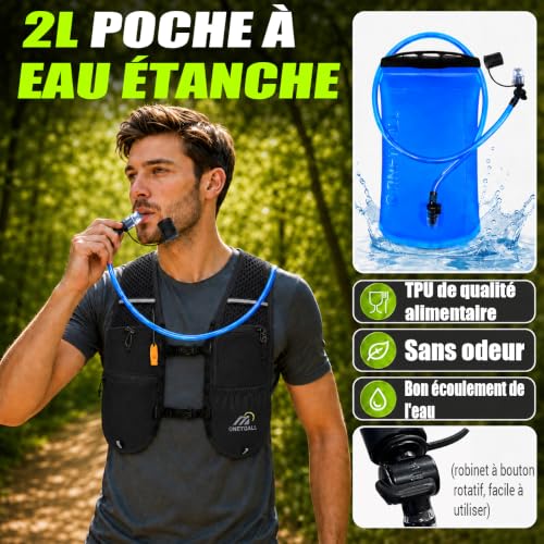 Detalle 1 de ONETOALL Gilet d’hydratation 2 L