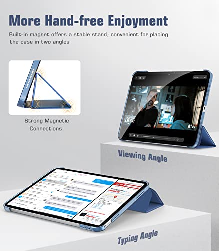 Thumbnail 3 de TiMOVO Coque pour iPad A16 11 Pouces / iPad 10ème Génération 10,9" Bleu Abysse