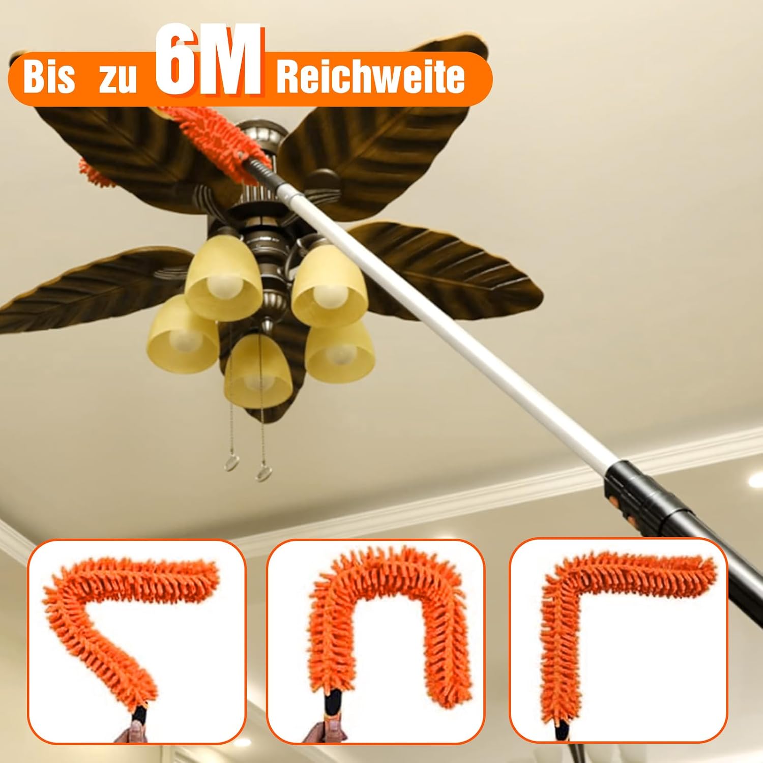 Thumbnail 6 de LAANPOLE 6M Teleskop-Staubwedel 6 m
