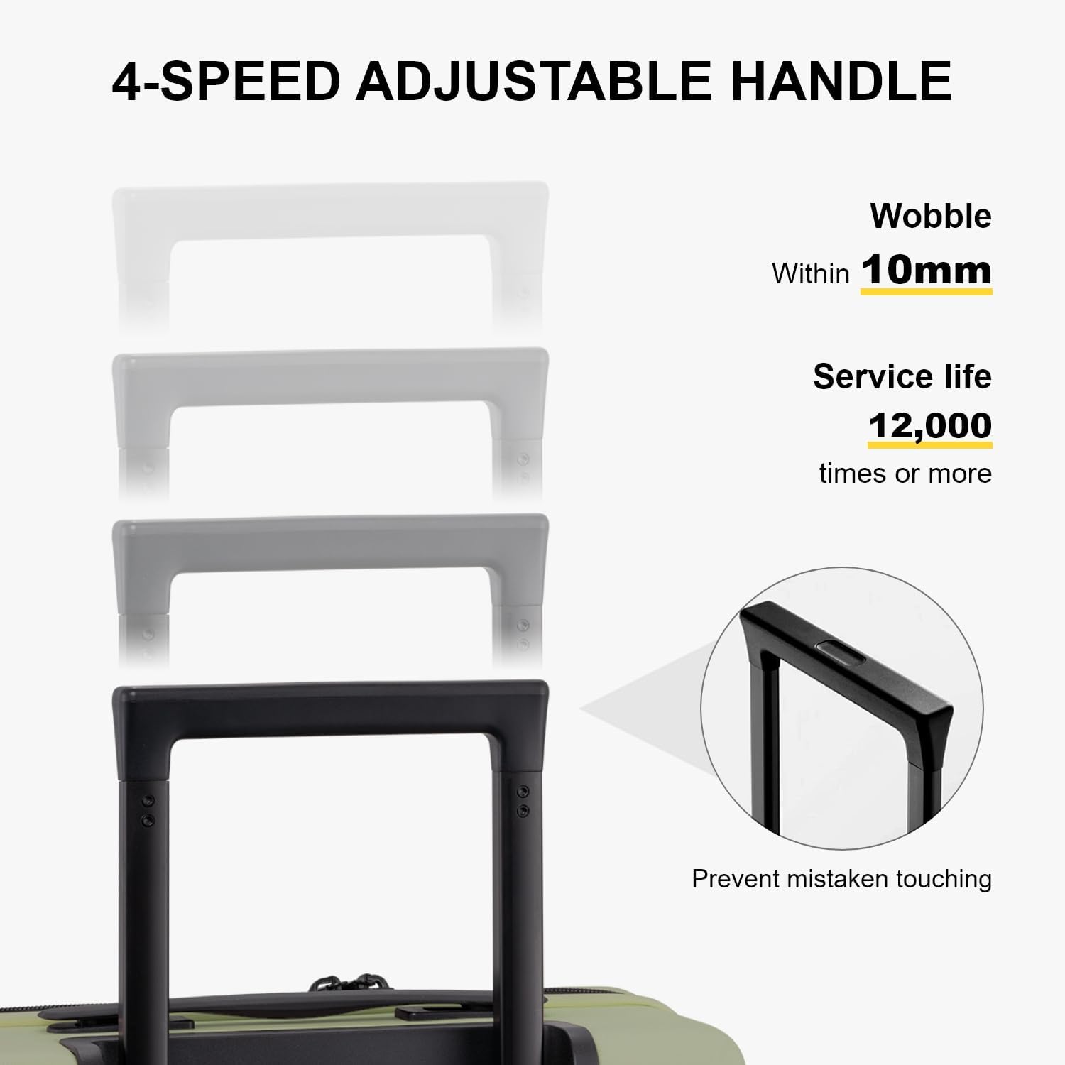 Detalle 2 de LEVEL8 8 spinner carry on suitcase 55cm
