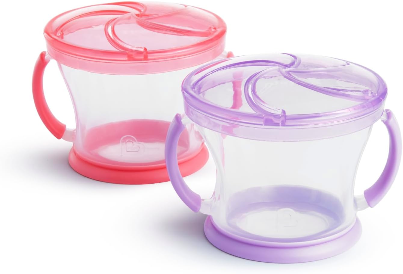 Thumbnail 6 de Munchkin 2 Piece Snack Catchers: Toddler Snack Box & Baby Weaning Pot (Blue/Green)