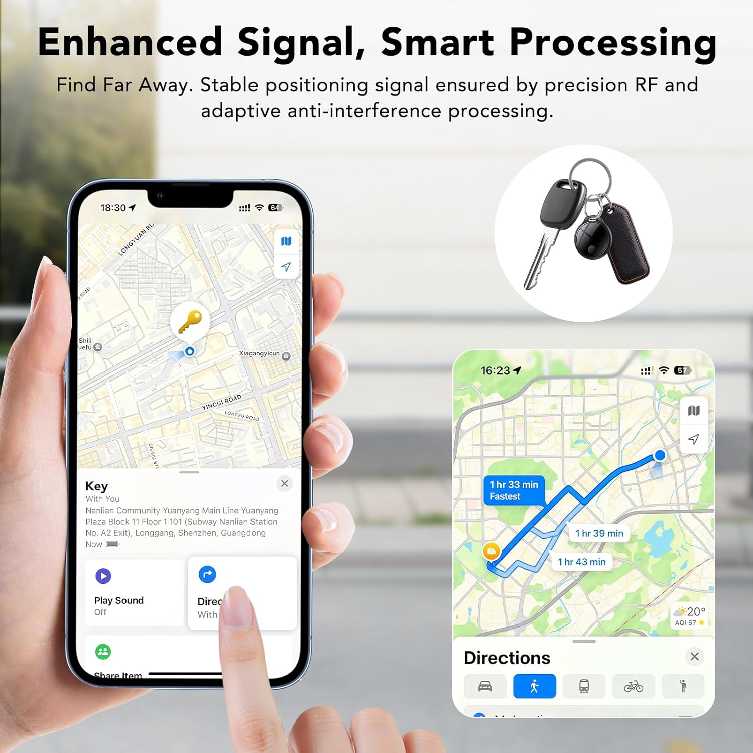 Thumbnail 3 de Smart Tracker Tag 4er Pack – kompatibel mit Find My (iOS)