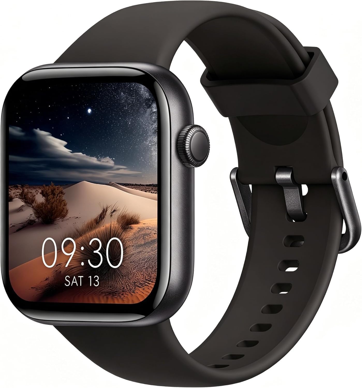 Detalle de Smart Watch for Men and Women with Calling, 1.85" Display, 140+ Sports, IP68 Waterproof, Heart Rate & BP Monitor