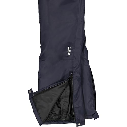 Detalle de CMP Kinder-Latzhose zum Skifahren, Schwarz-Blau, Größe 128 mit Clima Protect