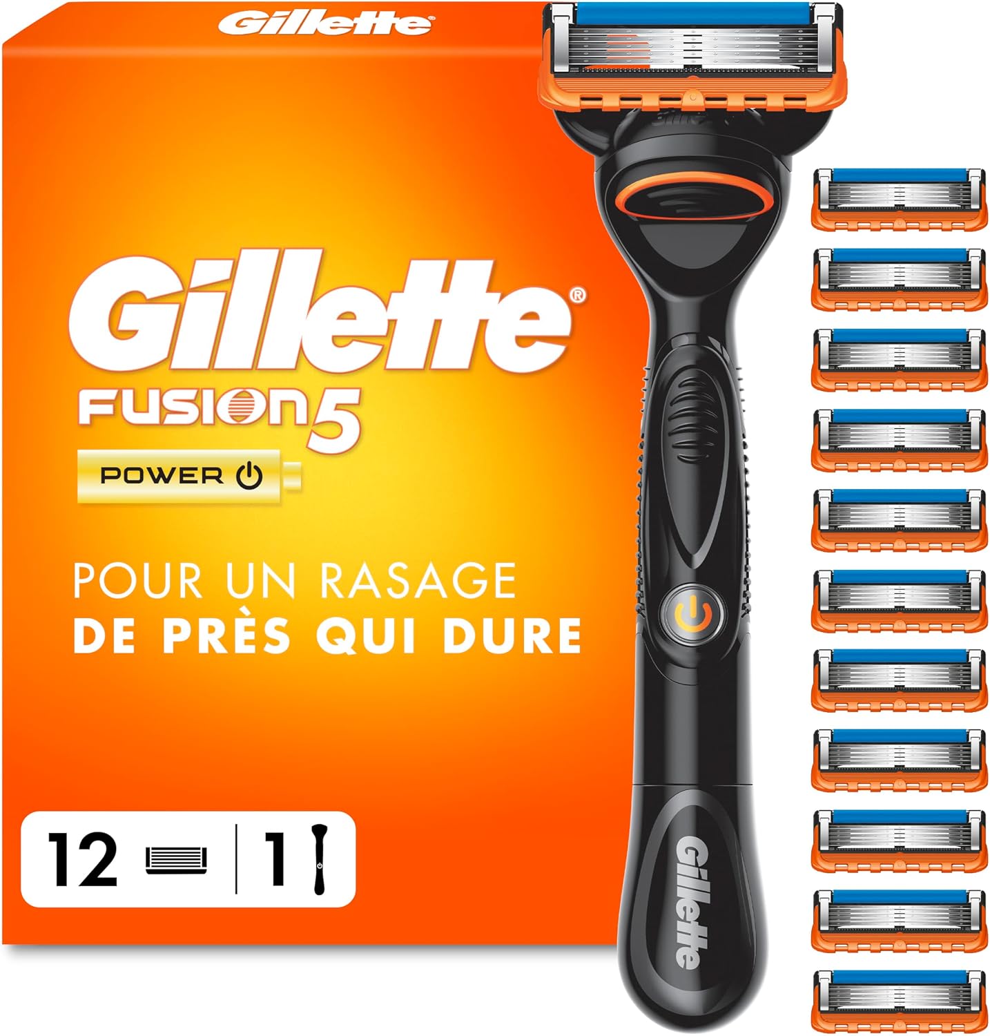 Detalle de Gillette Fusion5 12 cartouches 5 lames