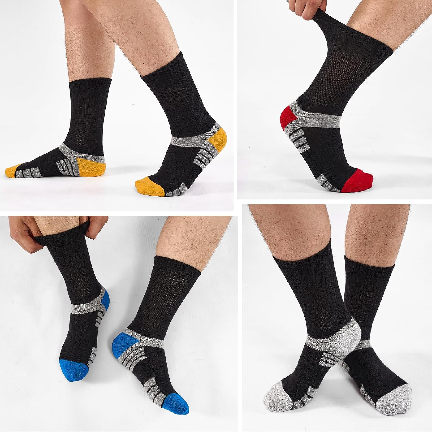 Thumbnail 1 de Stoeury Mens Bamboo Socks 6 Pairs