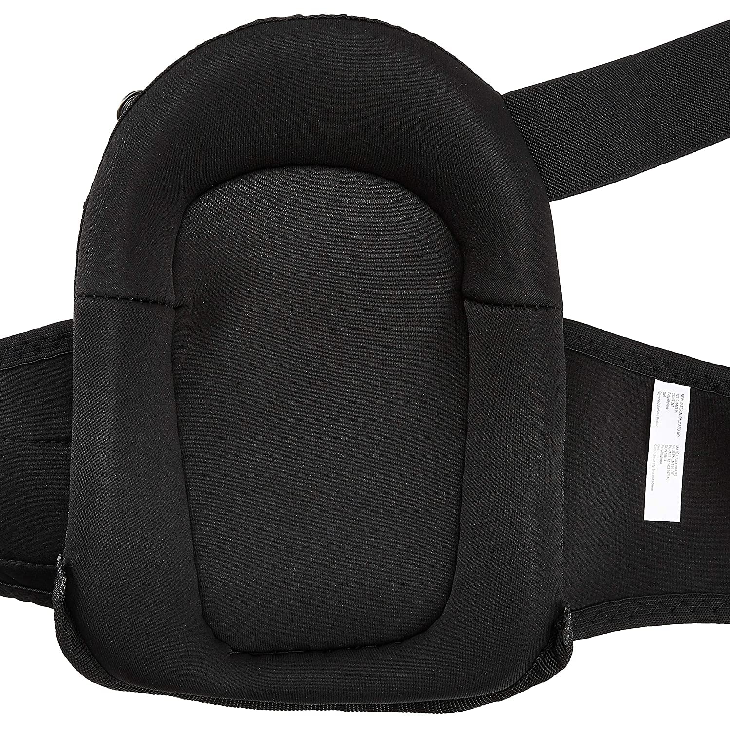 Detalle de Amazon Basics 0.2 ginocchiere professionali con gel e imbottitura in schiuma, nero (1 paio)
