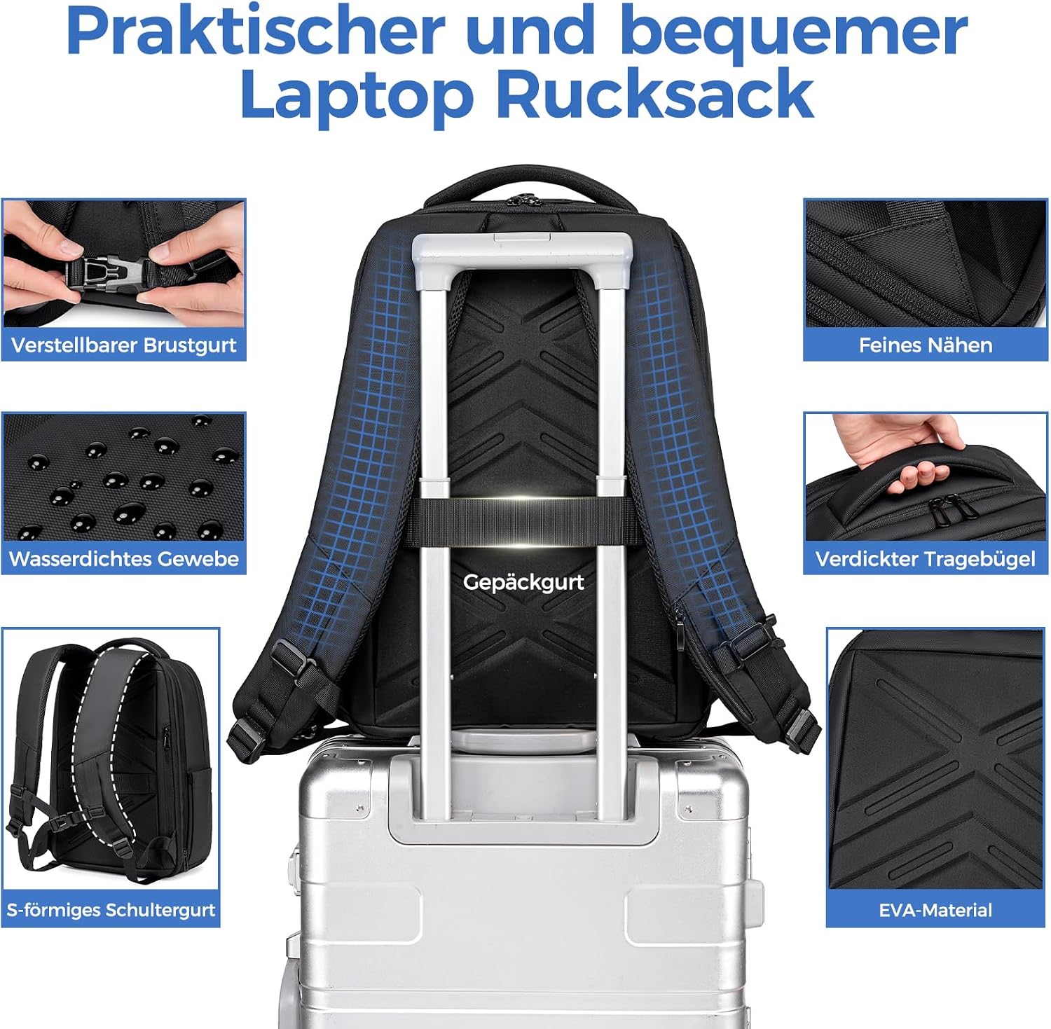 Thumbnail 5 de Fenree.geer Rucksack 15,6" Laptoprucksack – erweiterbar