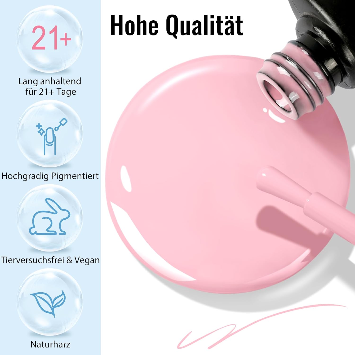 Thumbnail 6 de VANREESA U V Nagellack-Set: Gelnägel Starterkit mit 48W Lampe, elektrischem Fräser und 35 Farben