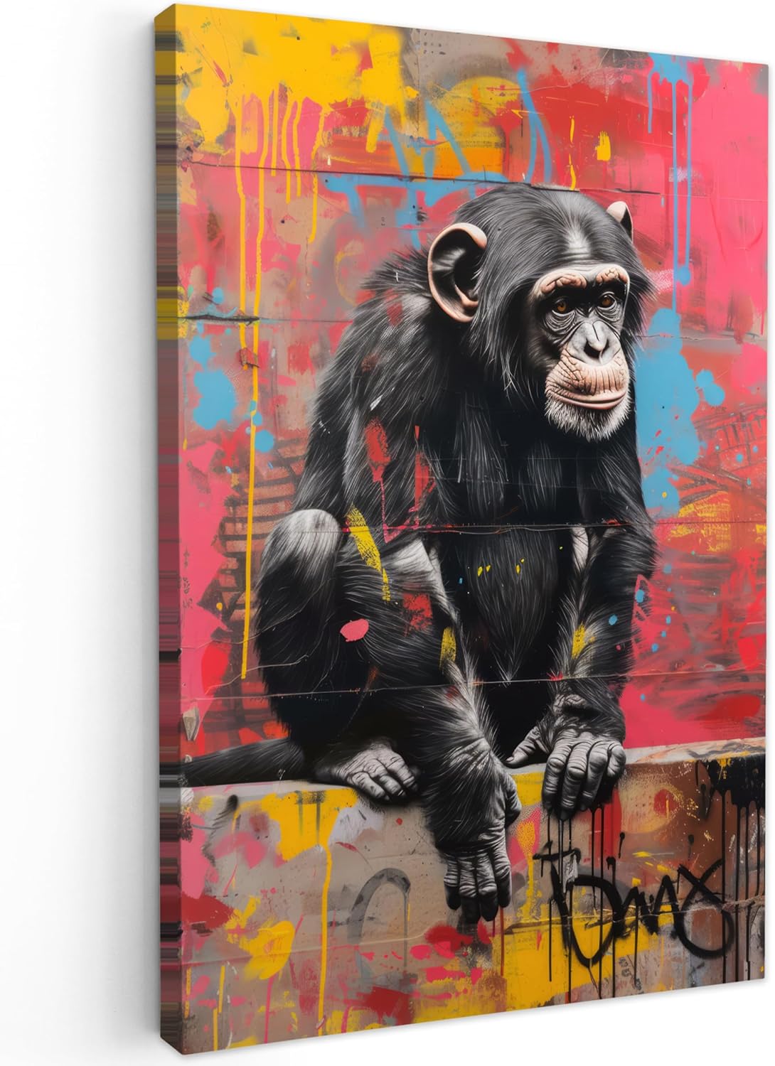 Thumbnail 6 de MuchoWow Impression sur Toile Ailes Street Art 30x40 cm ⌚