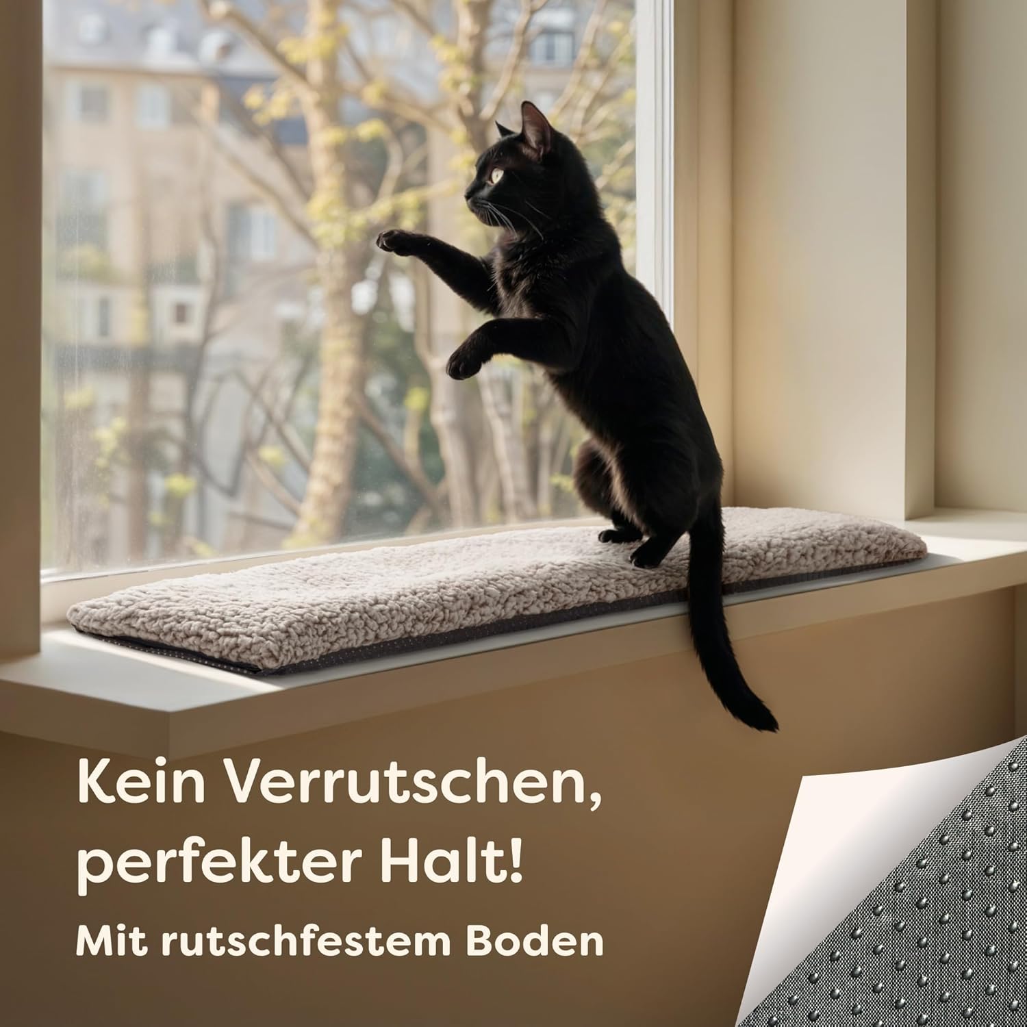 Thumbnail 3 de Knupis Katzen Fensterliege 90x28cm
