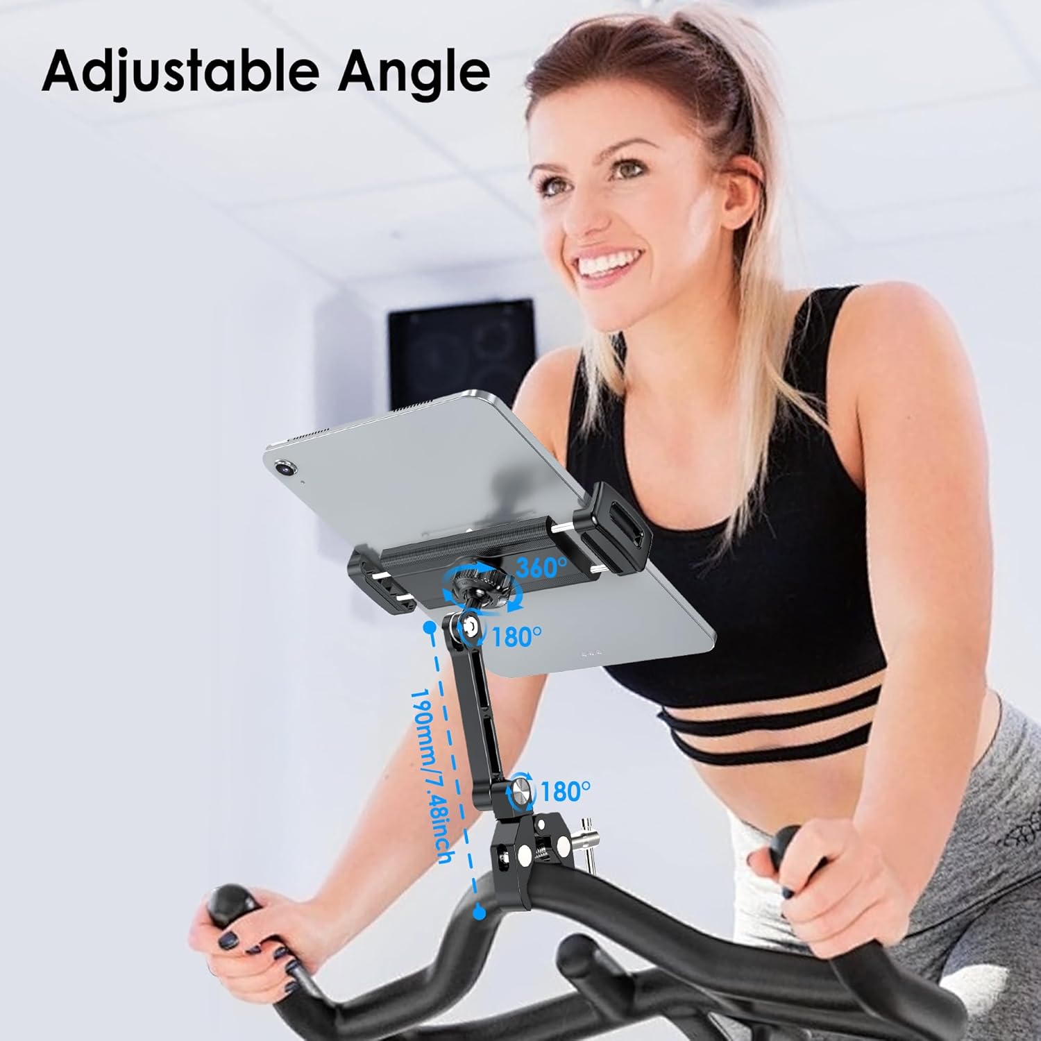 Detalle de CreaDream Tablet Holder for Spin Bike 4-13 inch