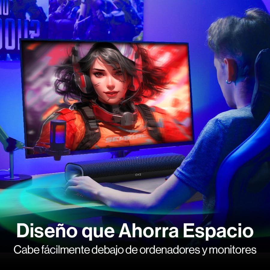 Thumbnail 3 de OXS Thunder Lite Barra de Sonido Gaming 🎮, Audio Inmersivo