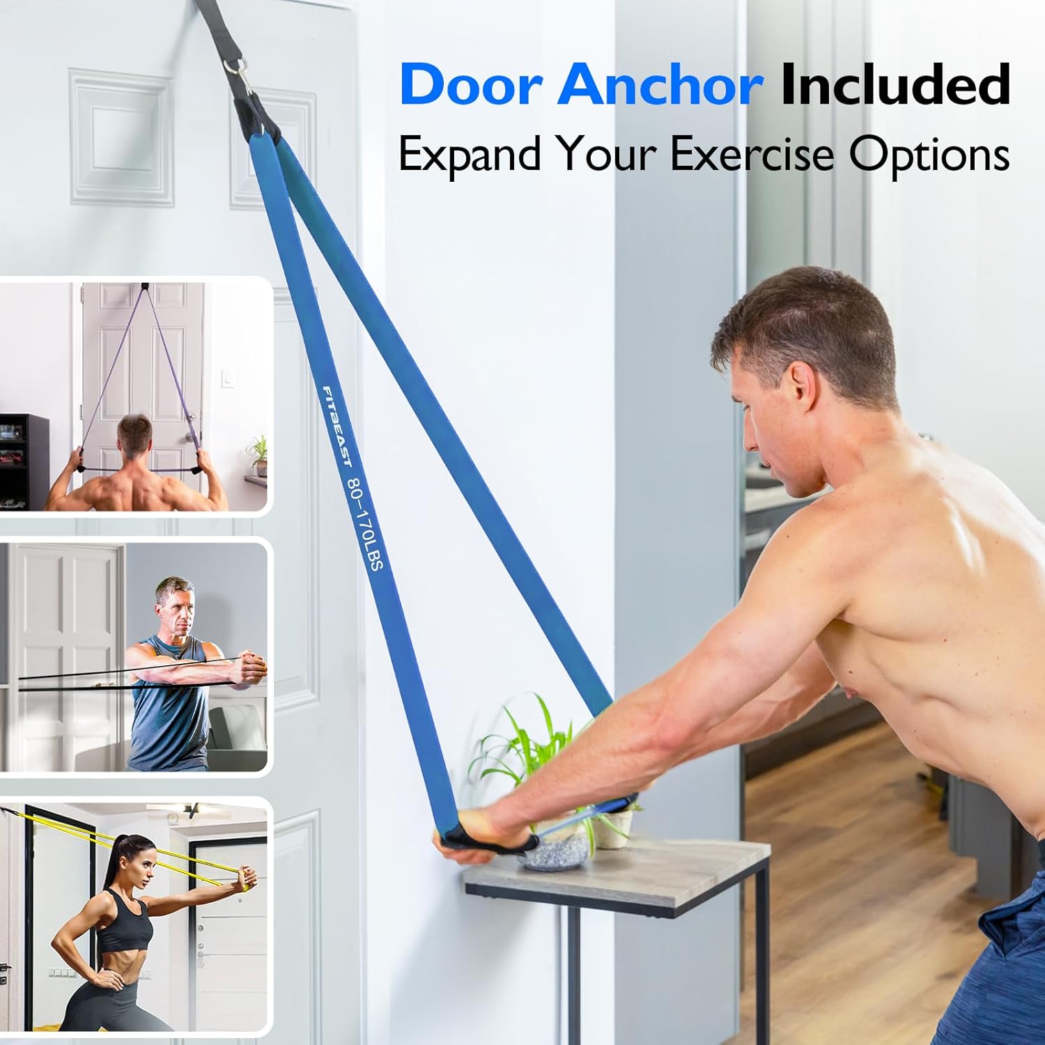 Thumbnail 5 de FitBeast Resistance Bands Set 5 Levels