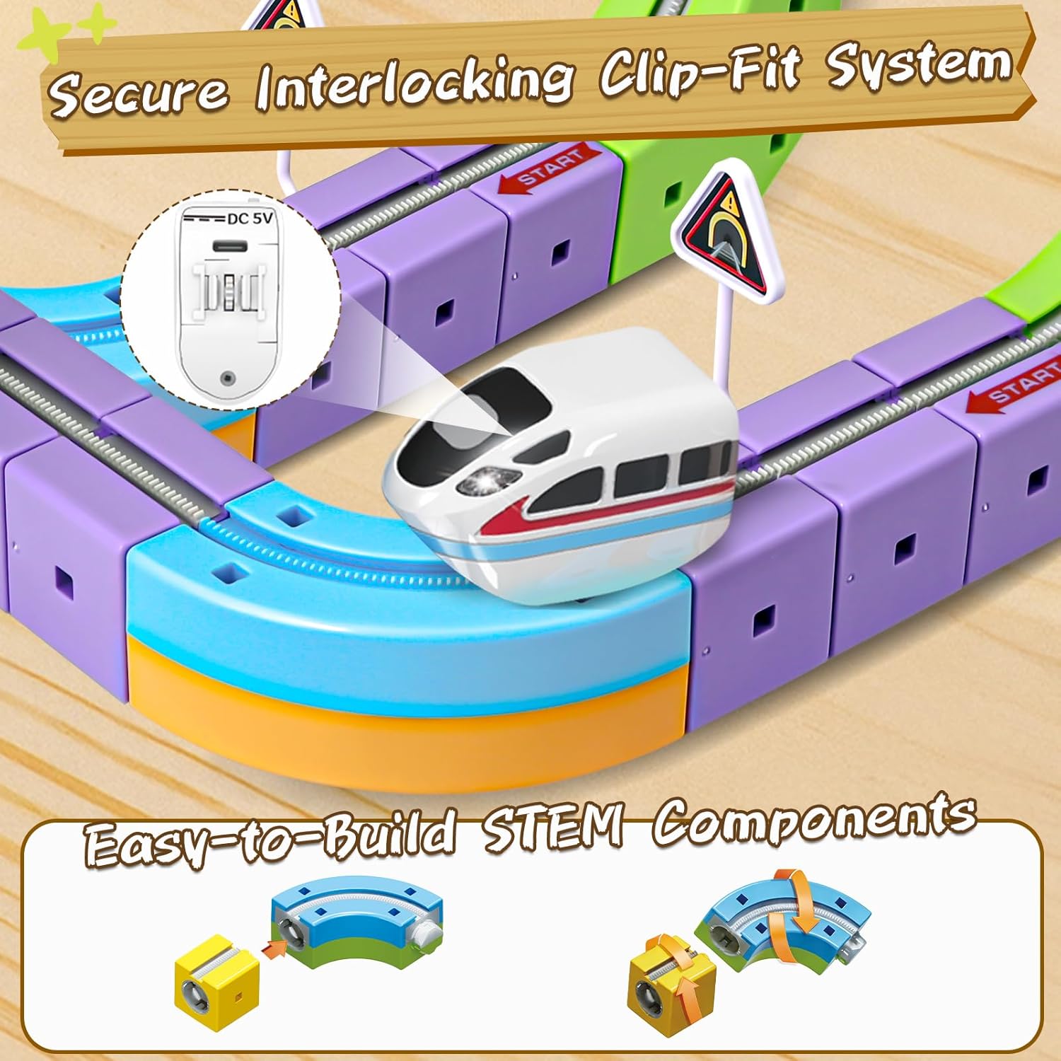 Thumbnail 3 de Track Fusion 3D Cube Train Set