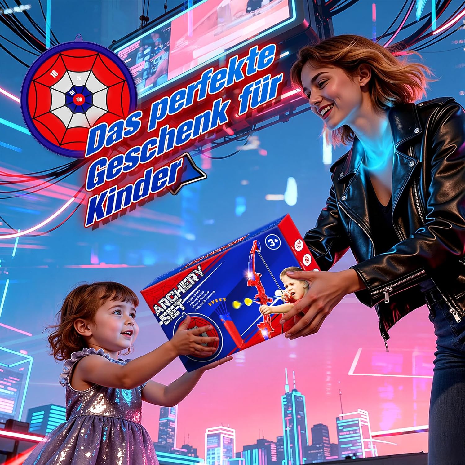Thumbnail 6 de Toyokid Archi e Frecce LED: set avventure per bambini 3–12 anni con bersaglio incluso