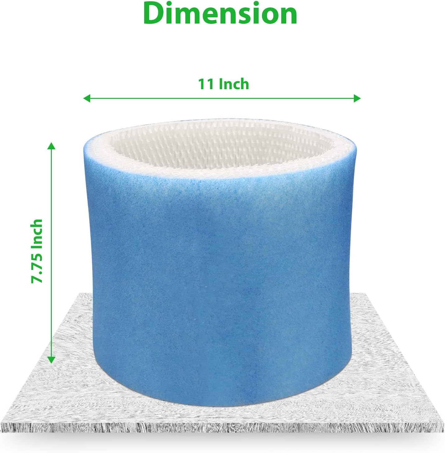 Detalle 1 de Smilyan HC14 Filter E Humidifier Replacement Wicks, Blue Mesh, 3-Pack