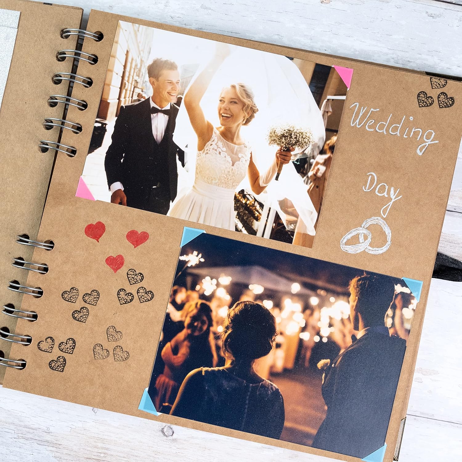 Detalle 2 de Bstorify scrapbook photo album, 21 x 21 cm