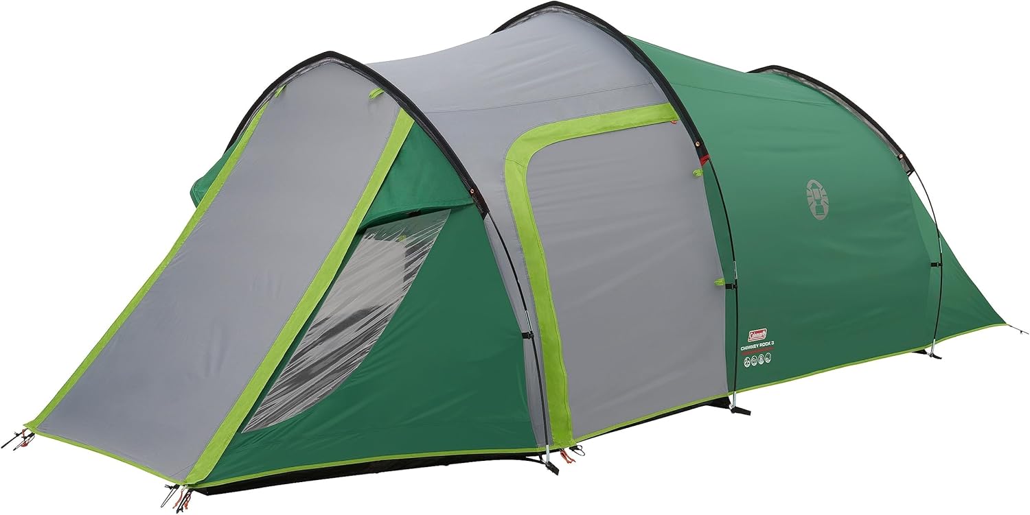 Thumbnail 1 de Coleman Chimney Rock 3 Plus Tent – 3 Person Tunnel Tent with Blackout Bedroom