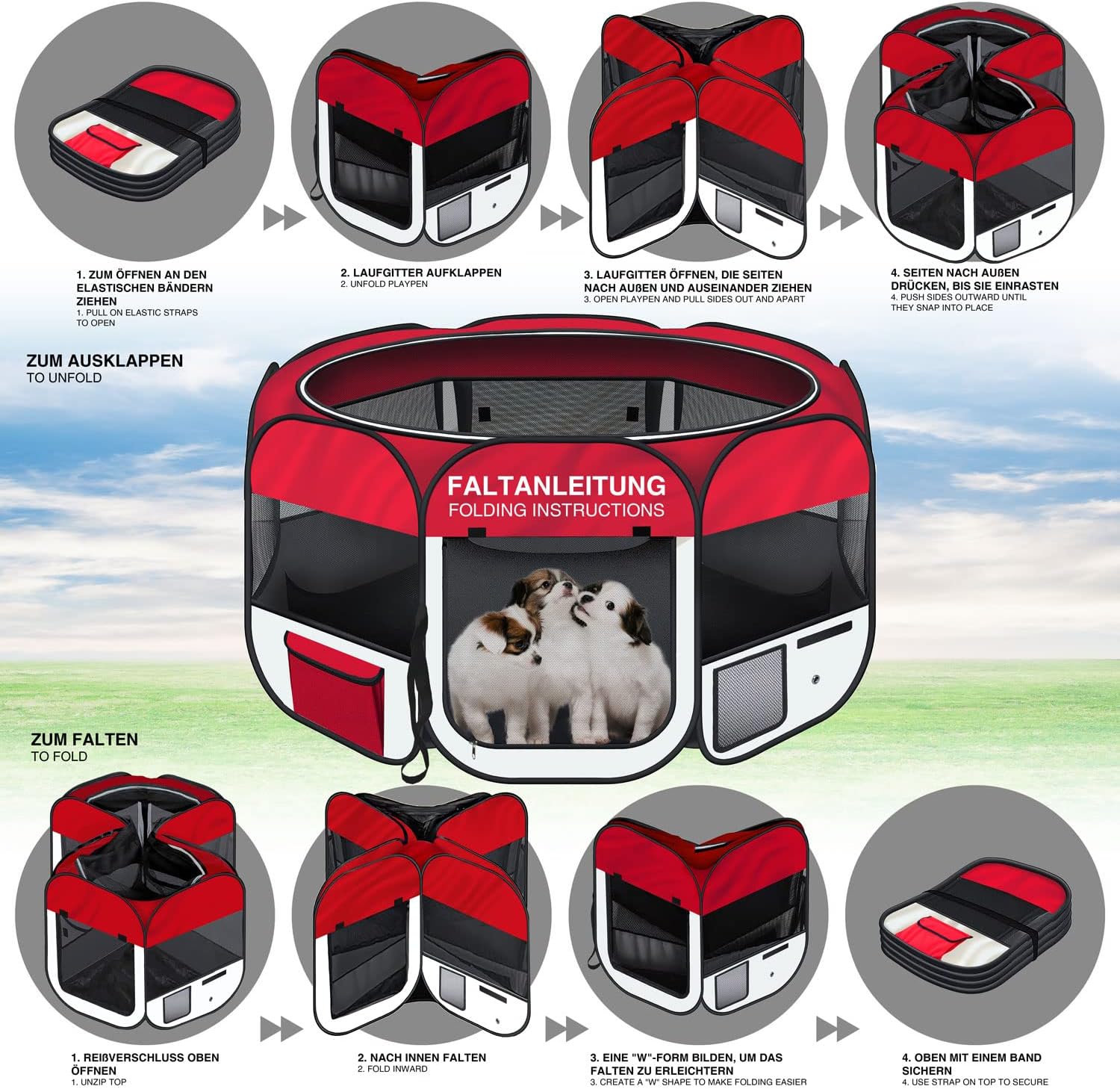 Thumbnail 1 de Goods & Gadgets Parc XXL pour chiots, chatons, lapins et petits animaux