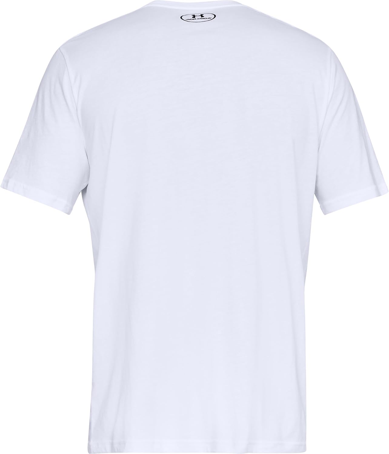 Detalle de Under Armour UA Sportstyle LC SS Camiseta blanca de hombre (mezcla de algodón y poliéster)